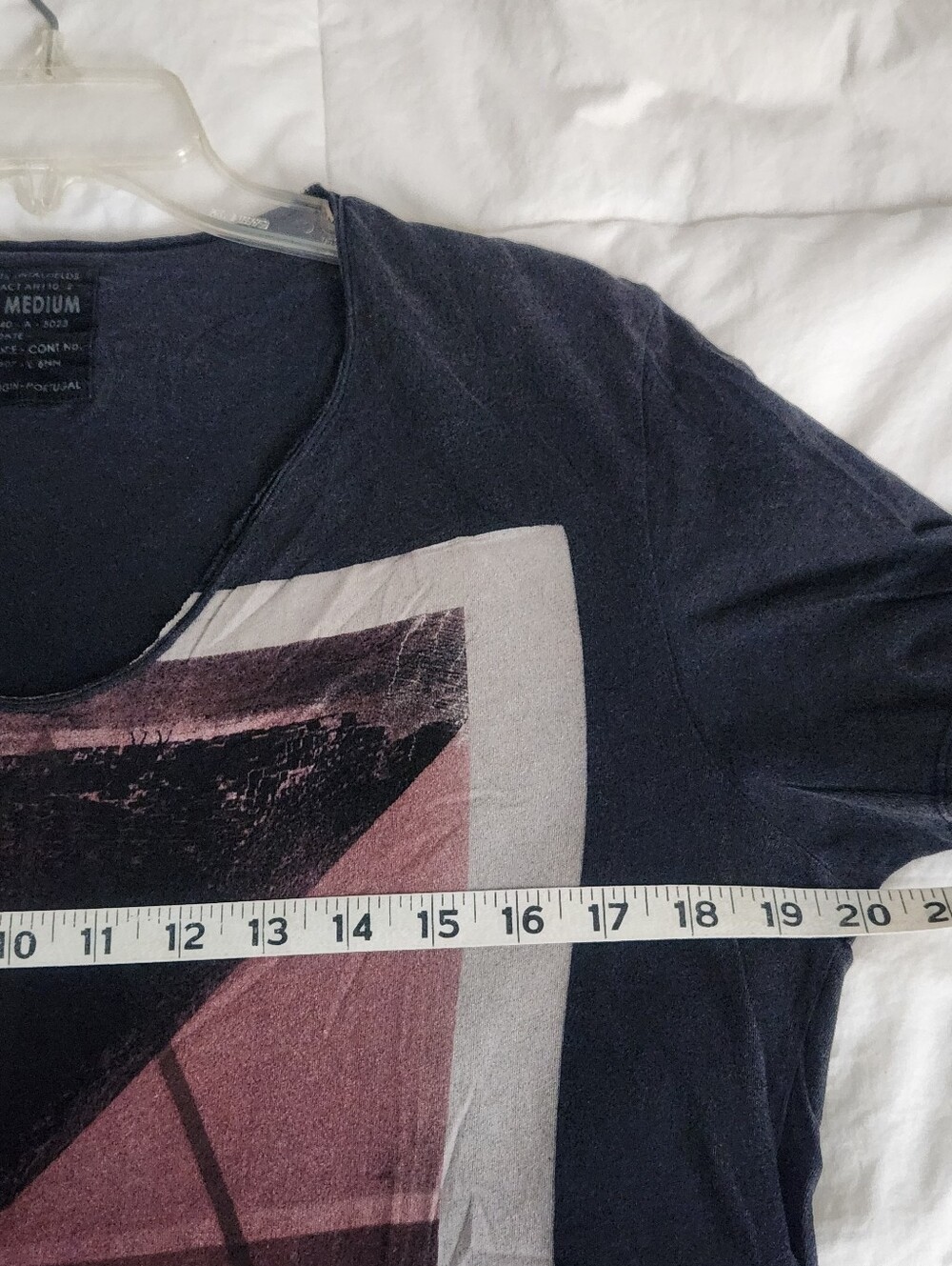 allsaints spitalfields womens Tee T Shirt Size M Retire SS Tonic Scoop Graphics - Picture 6 of 7